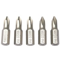 Насадка-бита PH 1x25мм PHILLIPS 1/4" (6.3мм) 5 шт. SATA