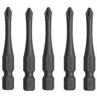 Ударная насадка-бита PZ 2x50мм POZIDRIV 1/4" (6.3мм) 5шт. CHANGLU TOOLS