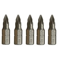 Насадка-бита PZ 1x25мм 1/4" (6.3мм) 5шт. SATA