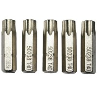 Насадка-бита T10x25мм TORX 1/4" (6.3мм) 5шт. SATA