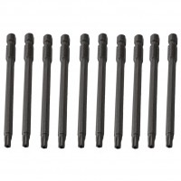 Ударная насадка-бита T8x100мм TORX-S 1/4" (6.3мм) 10шт. CHANGLU TOOLS