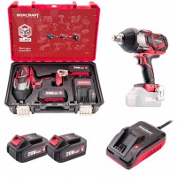 Li-ion Brushless Cordless Impact Wrench 3/4'' 1800nm 20V (XCUBE box) WORCRAFT