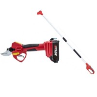 Li-ion Cordless brushless shears/secateurs 20V with telescopic extension WORCRAFT