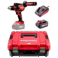 Li-ion Cordless Driver / Drill 20V (XCUBE box) WORCRAFT