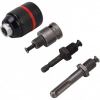 Drill chuck 1/2'' Ø2-13mm with adapters (4pcs)