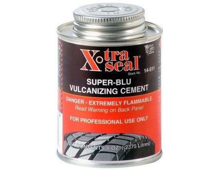 Vulkanizējošā līme-cements Super Blue 236ml riepu un kameru remontam Xtra Seal