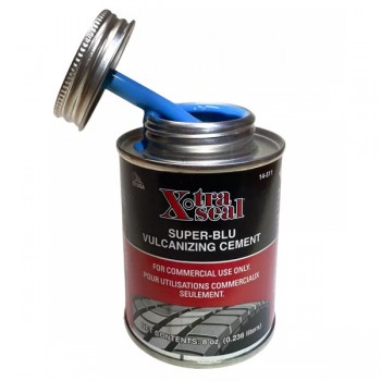 Vulkanizējošā līme-cements Super Blue 236ml riepu un kameru remontam Xtra Seal