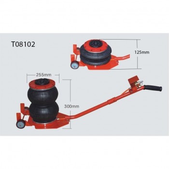 Пневматический домкрат 2т (2 подушки) подкатной