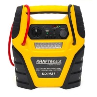 Multifunctional jump starter and charger with mini compressor 12V 900A 17Ah