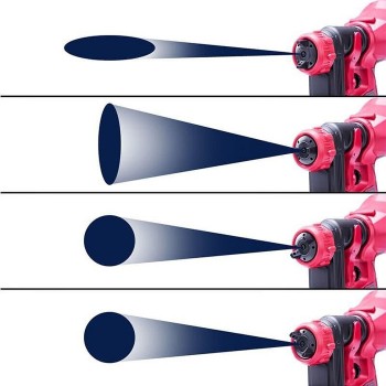 Akumulatora krāsas smidzinātājs Ø1.8mm, Ø2.6mm 20V Li-ion WORCRAFT