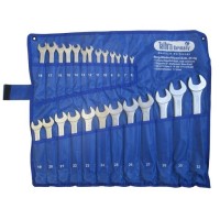 Combination ring and open end spanner set 25pcs. (6-32mm)
