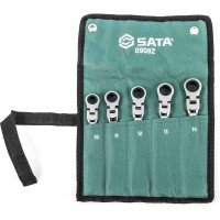 Flex head gear wrench set 5pcs. (10-14) SATA