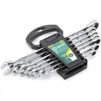 Combination ratcheting wrenches set 7pcs (8-18mm) SATA