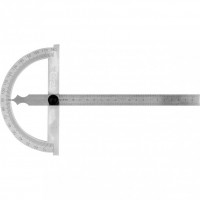 Protractor with ruler 150x200mm