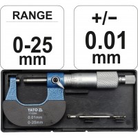 Mikrometrs 0–25 mm
