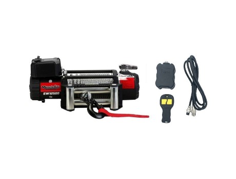 Electric winch (Muscle Lift) 12V 12500Lbs/5665kg, with radio remote control T-MAX