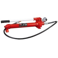 Hydraulic hand pump 10t with hose and gauge TONGRUN