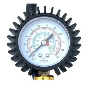 Пневмопистолет для накачки шин с манометром (длинная насадка) 15бар