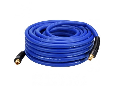 Hybrid air hose with external threads 3/8 (Ø12.5x17mm) 20m YATO