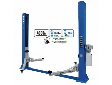 Гидравлический 2-стоечный подъемник (3-ступенчатые задние рычаги) 4.0t, 220V PULI