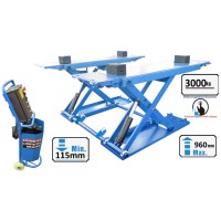 Scissor hydraulic lift with electromagnetic release, 3t, 220V PULI
