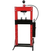 Hydraulic shop press with gauge 30t (foot pump) TONGLI