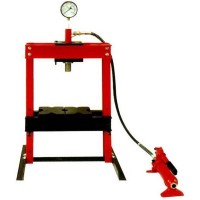 Hydraulic shop press with gauge 10t TONGLI