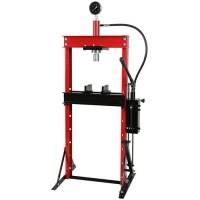 Hydraulic shop press with gauge 20t (foot pump) TONGLI