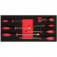 Tray. Screwdriver set 7pcs.