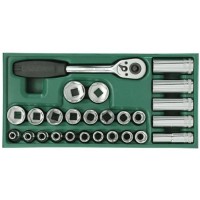 Tray. Socket set 1/2" Dr. 26pcs. SATA