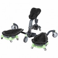 Car seats. Rolling knee dolly