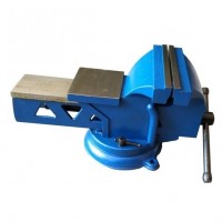Steel bench vice swivel base with anvil 200mm