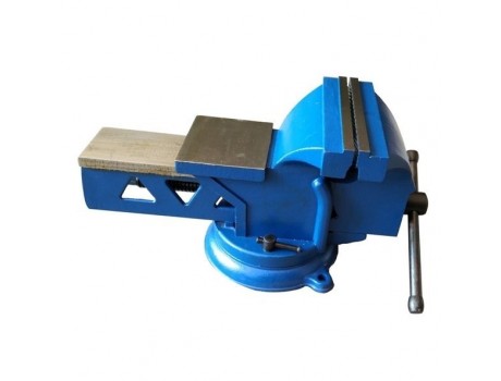 Steel bench vice swivel base with anvil 150mm