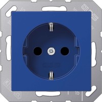 Kontaktligzda a/z bez skrūvēm, zils, 16A/250V, A550, A1520BFBL JUNG