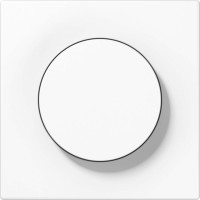 Centre plate for dimmer, with knob, white, LS LS1740WW JUNG