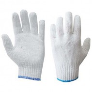 Textile, knitted gloves