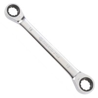 Combination ratchet spanner double-sided 8x9mm, CrV 72T King Tony