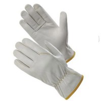 Leather work gloves (smooth goatskin). 7/S 240