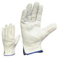 Leather work gloves made of smooth calfskin 8/M L2