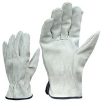 Leather work gloves made of smooth calfskin 10/XL 222