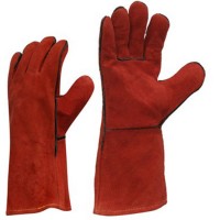 Leather welding work gloves, length 35 cm. 10/XL 144