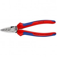 Crimping pliers for wire ferrules 180mm KNIPEX