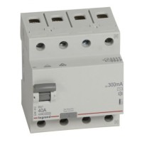 Residual Current Circuit Breaker 4P 40A 300mA (Type AC) RX3 Legrand