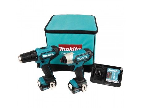 Набор аккумуляторного инструмента CLX224A 12V (2x2.0 Ач + зарядка) Makita