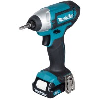 Сordless impact screwdriver TD110DSAJ 12V HEX 1/4" in MAKPAC (2x2.0Ah + charger) Makita