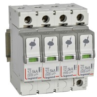 SPD - protection of main distribution board - T1+T2 - limp 12.5 kA/pole - 4P Legrand