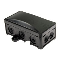 Junction box IP54 95x45x40 Black Pawbol