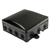 Junction box IP54 90x90x40 UV Black Pawbol