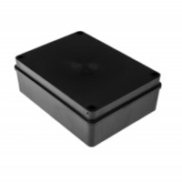 Junction box IP65 190x140x70 UV Black Pawbol