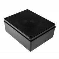 Junction box IP65 240x190x90 UV Black Pawbol